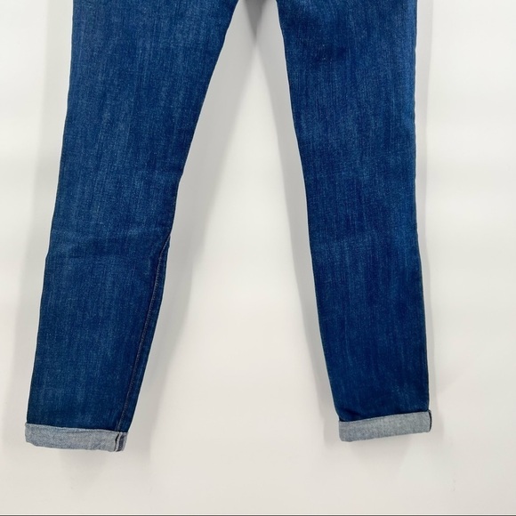 A.N.D. A New Denim blue ripped rolled skinny jeans pants trousers size 27 - Picture 6 of 10